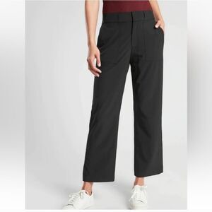 Athleta Tribeca Black Utility Crop Pants - Size 4